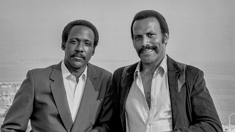 Richard Roundtree and Fred Williamson at Cannes