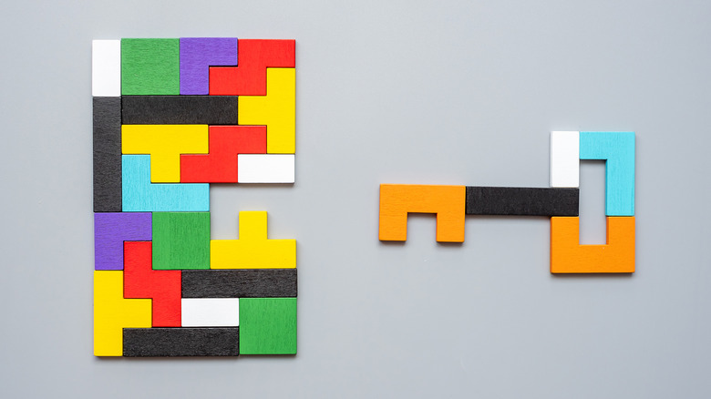 Puzzle key and lock
