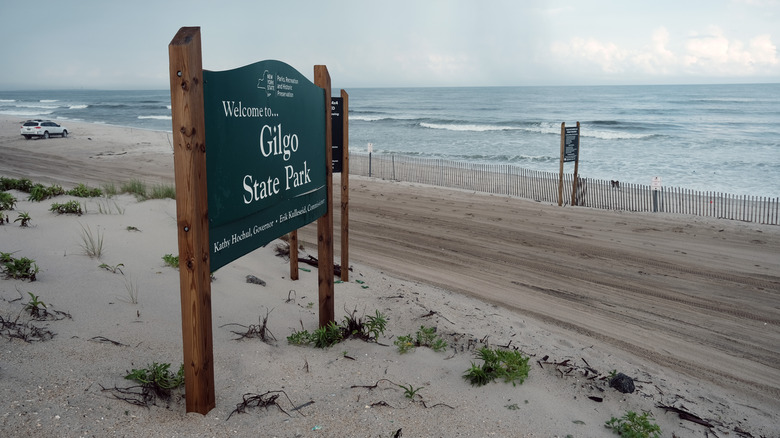 Gilgo Beach sign