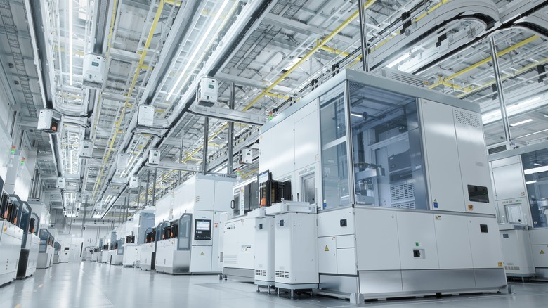 Photo of a semiconductor laboratory