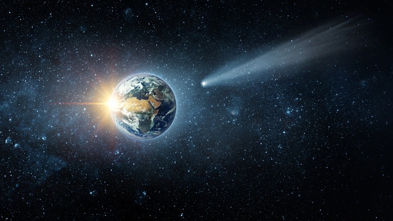 comet headed towards Earth