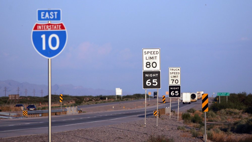 Texas Dot Speed Limit Map