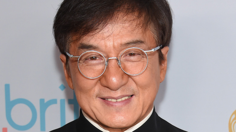 Jackie Chan smiling