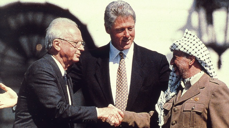 Rabin Arafat Clinton