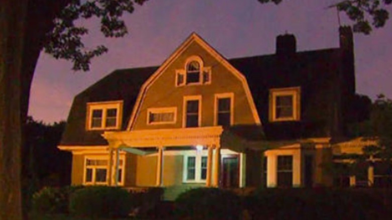 Watcher House at night