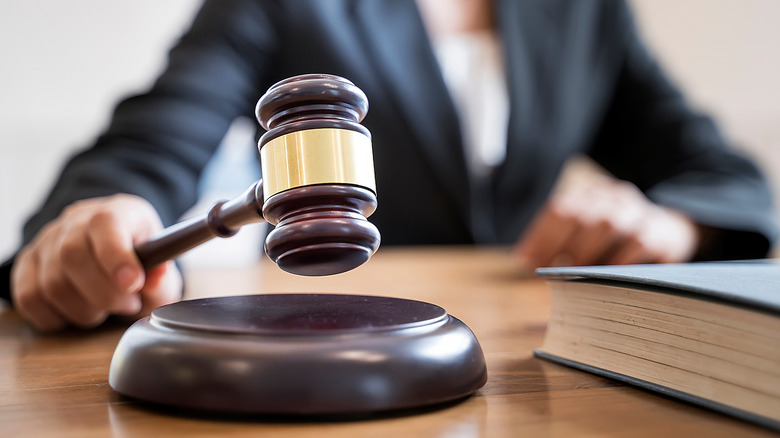 Judge and gavel