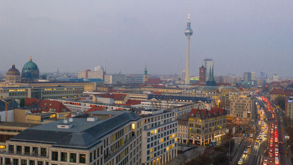 Berlin skyline present day
