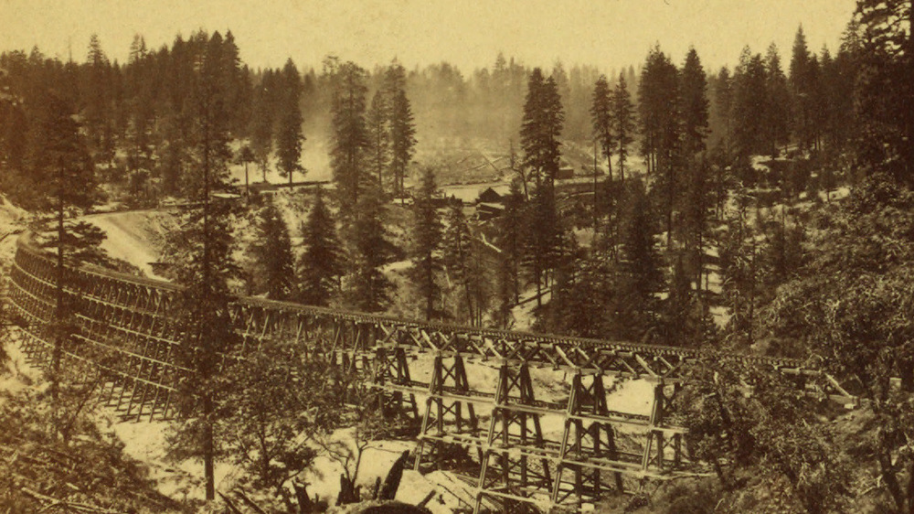 Secret Town Bridge, 1,100 feet long. 62 miles from Sacramento.