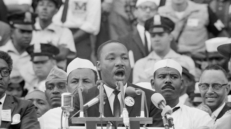 Martin Luther King speaking