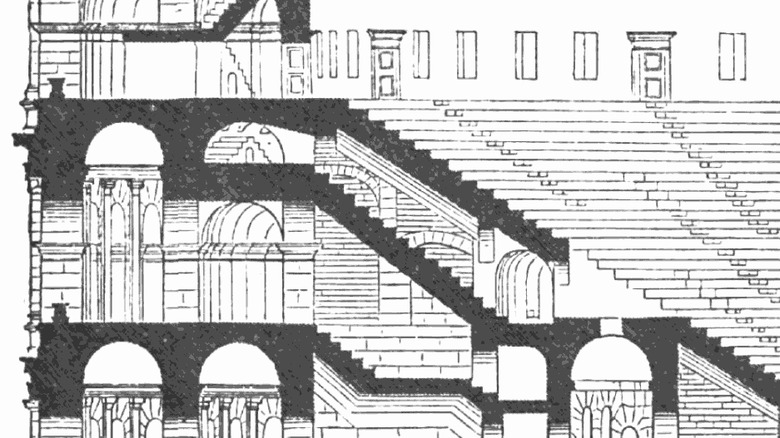 Colosseum seating tiers