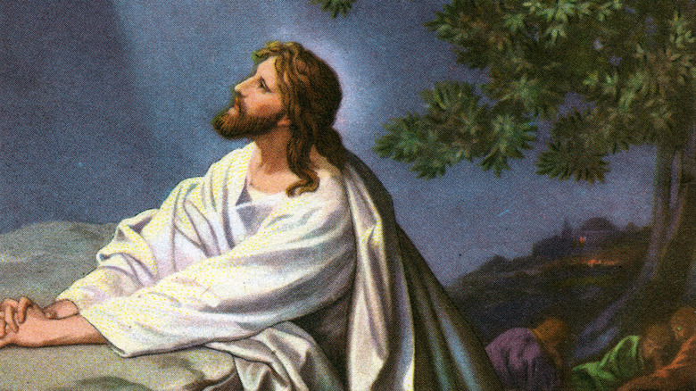 painting of Christ in the Garden of Gethsemane 