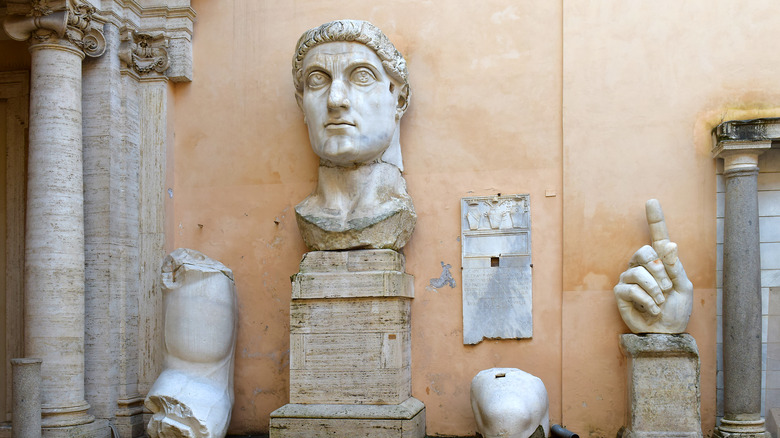surviving remnants of Constantine statue