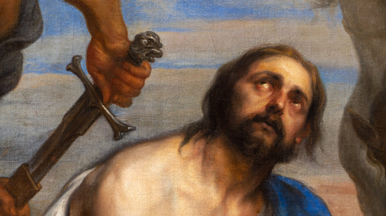painting of James about to be beheaded