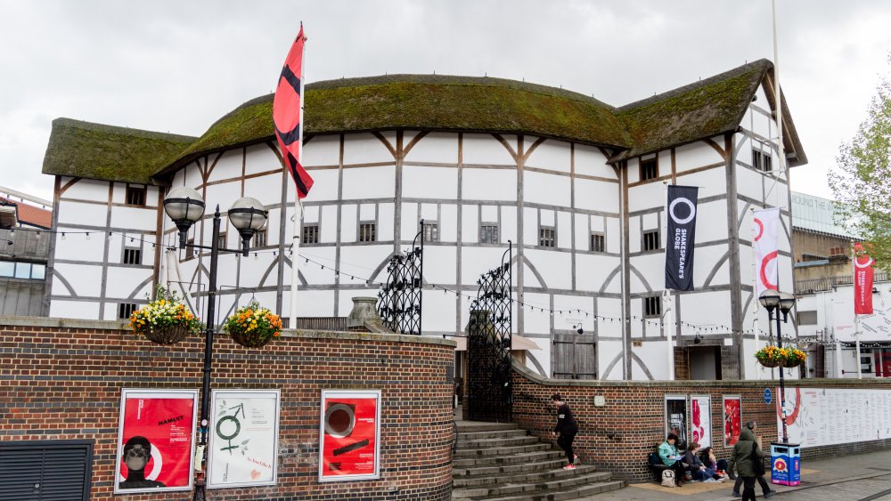 Shakespeare's Globe in London, seen from Bankside