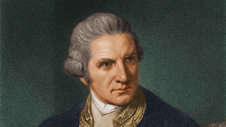portrait of captain james cook