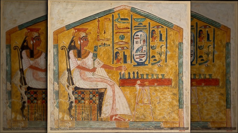 Queen Nefertari Playing Senet