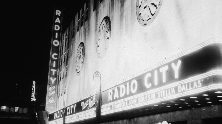 outside of Radio City Music Hall