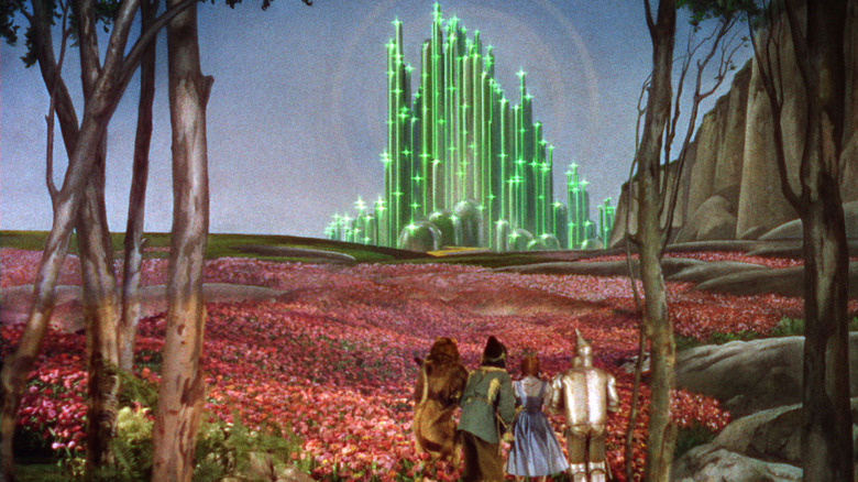 the Emerald City in The Wizard of Oz