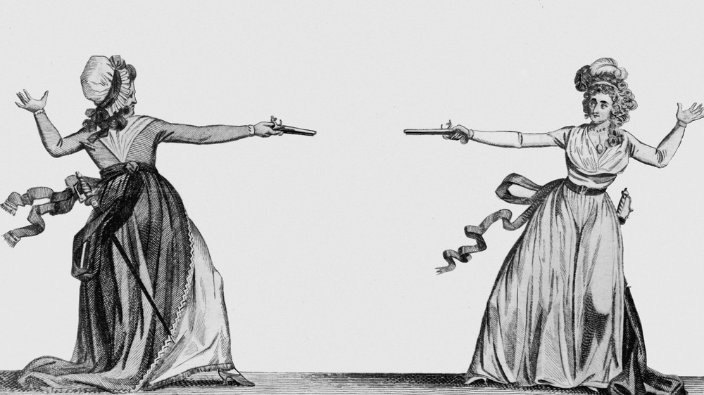 women dueling