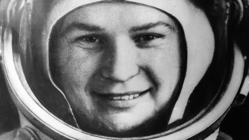 Valentina Tereshkova in cosmonaut suit