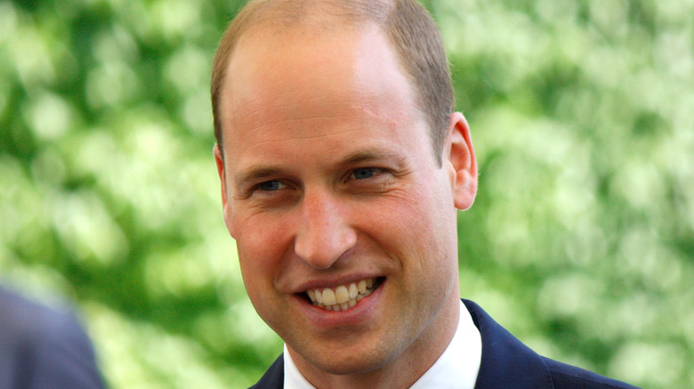Close up Prince William smiling