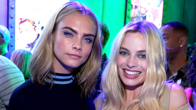 Cara Delevingne and Margot Robbie