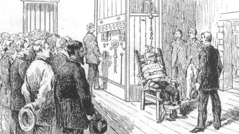 Execution by electric chair