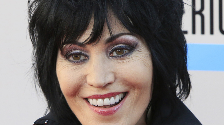 Portrait of Joan Jett smiling