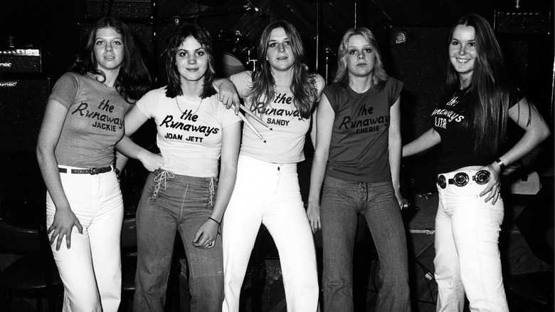 The Runaways promo group photo