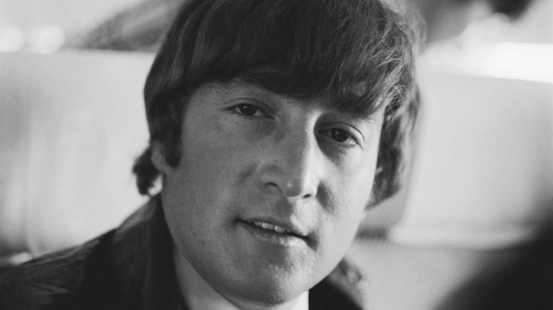 John Lennon in the early days of the Beatles