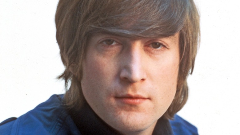 John Lennon looking at camera