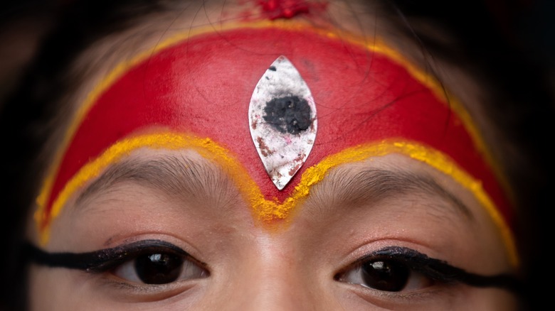 11th, May 2022. Lalitpur, Nepal. Living Goddess Kumari.