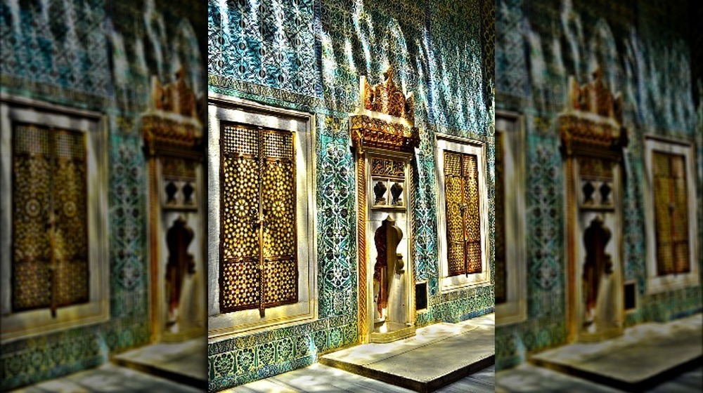 Harem of Topkapi Palace with blue walls