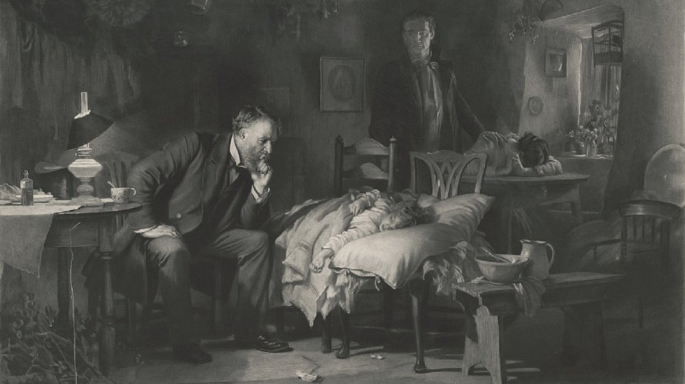 Doctor with patient, 1893