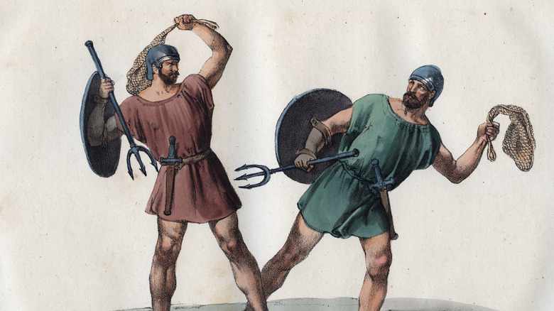 retiarius fighting