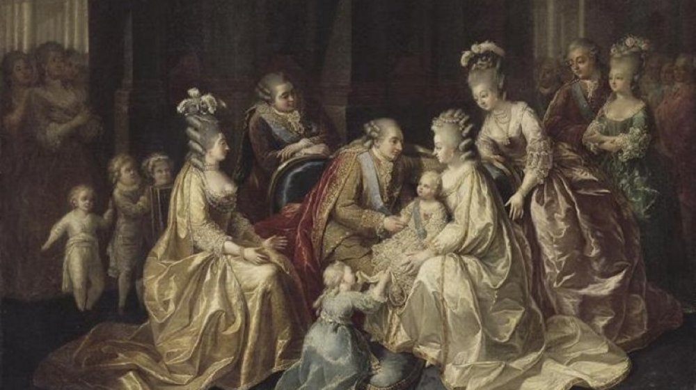 Royal family at Versailles