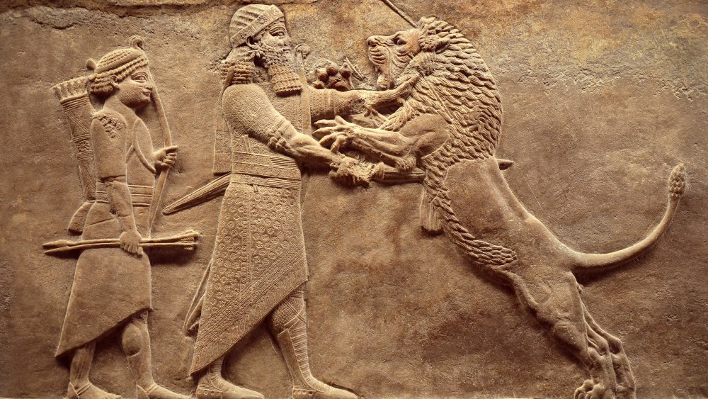 Ancient Mesopotamian engraving