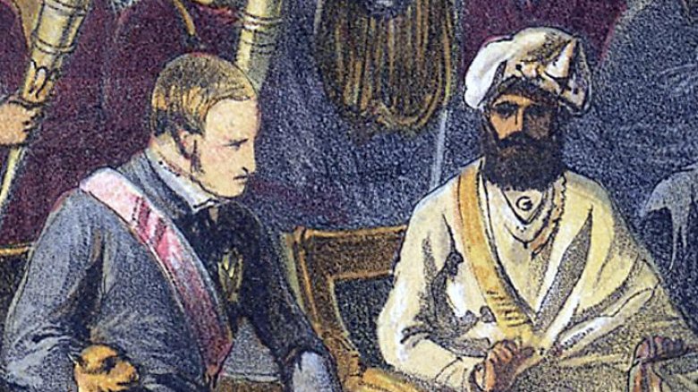 Return visit of the Viceroy to the Maharaja of Cashmere, British India