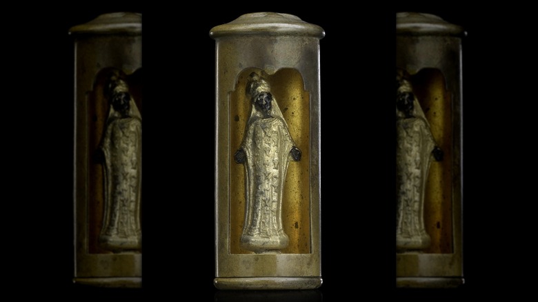 Trench art bullet casing sculpture