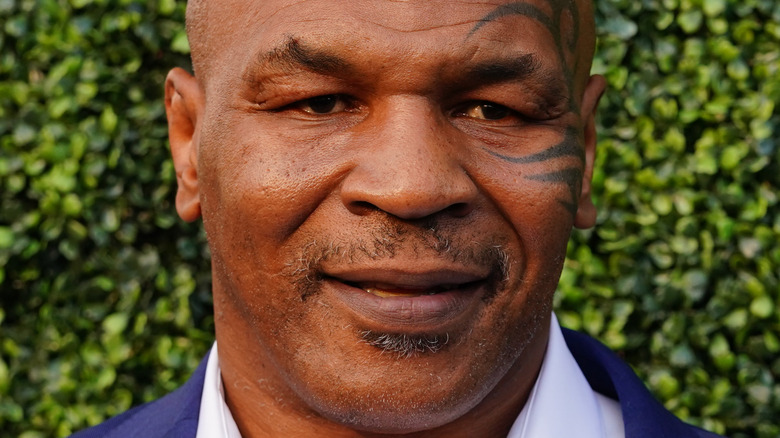 mike tyson smiling