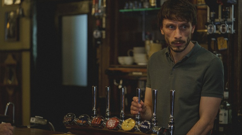 Dunn working at pub
