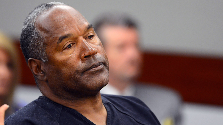 O.J. Simpson appearing in court
