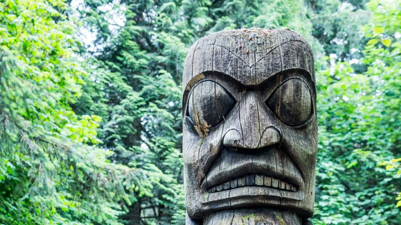 totem pole in Alaska