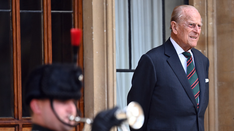 Prince Philip at his final public event in 2020