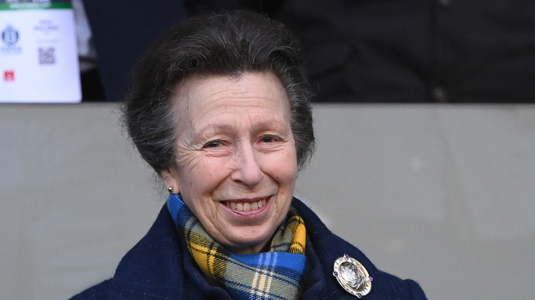 Princess Anne smiling