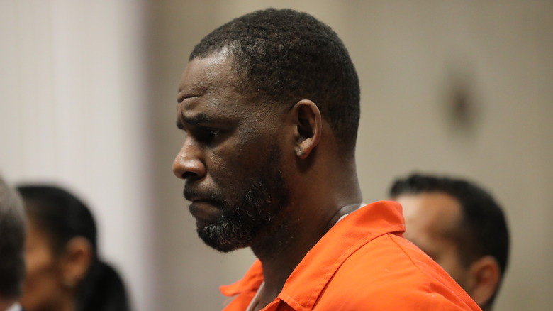 R. Kelly court orange jumpsuit