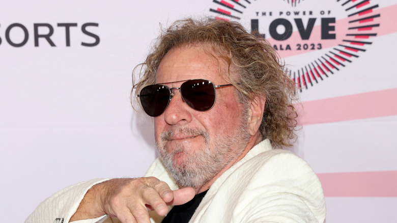 sammy hagar sunglasses pointing