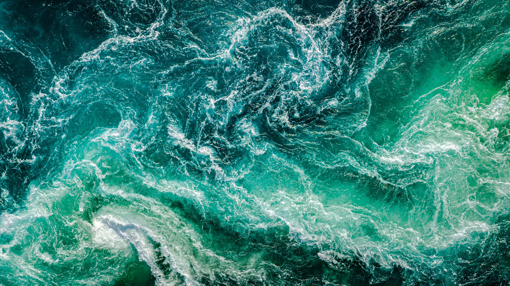 Rough ocean surface