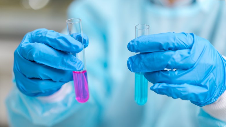 Vials in a laboratory