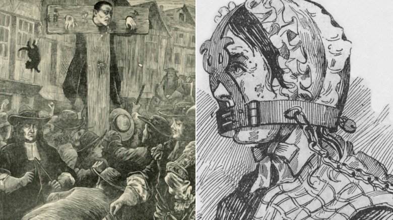 Pillory and scold's bridle